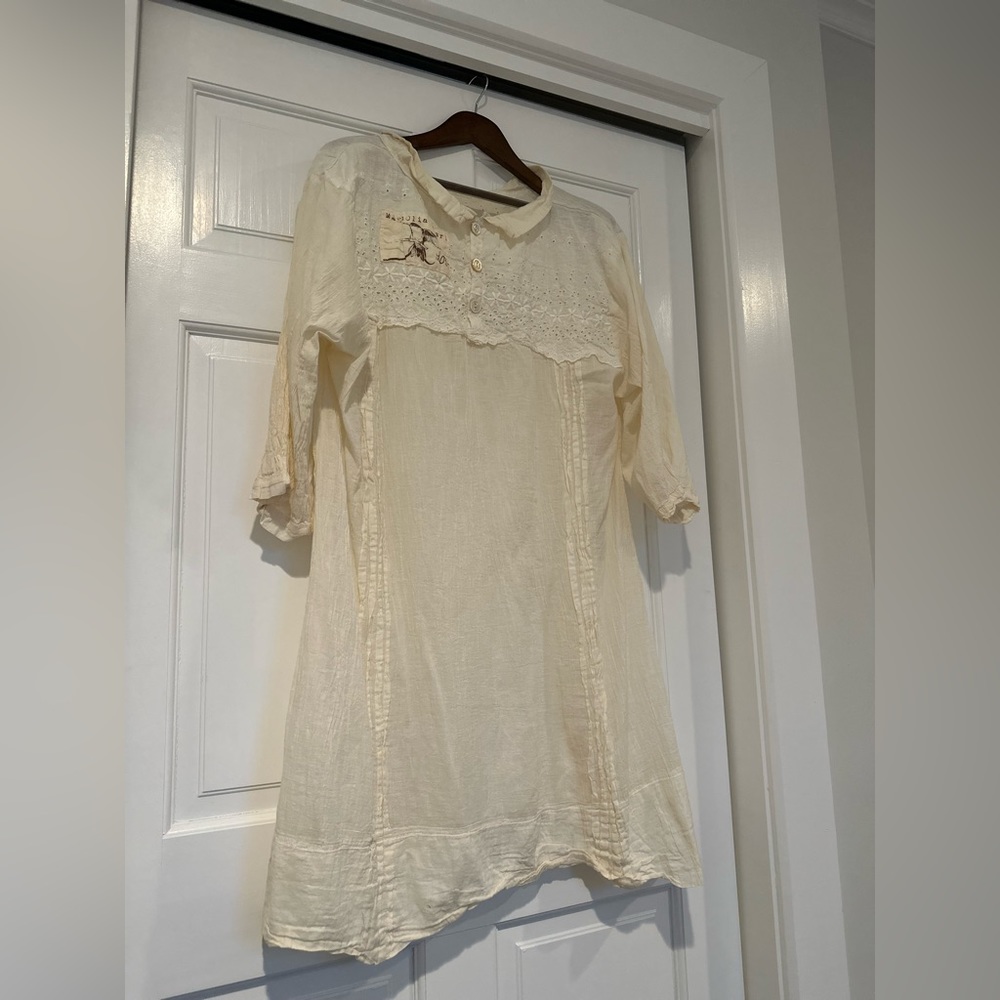 Magnolia Pearl Lace Shirt Dress